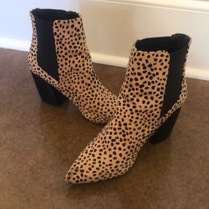 Leopard booties